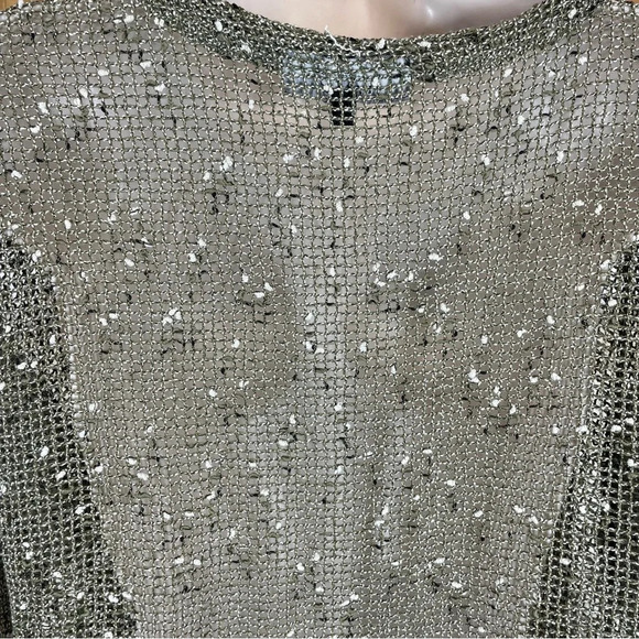 Kaktus open knit art to wear cardigan sweater green women’s small lagenlook - Picture 3 of 11